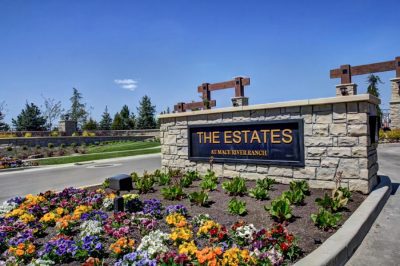 The Estates at Mace River Ranch in Eagle Idaho along Boise River.